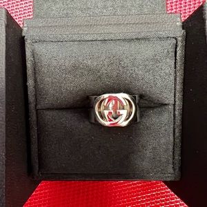 Gucci GG Sterling Silver Ring size US 6